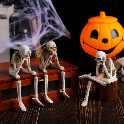 Halloween Skeleton Ornaments (Set of 3)